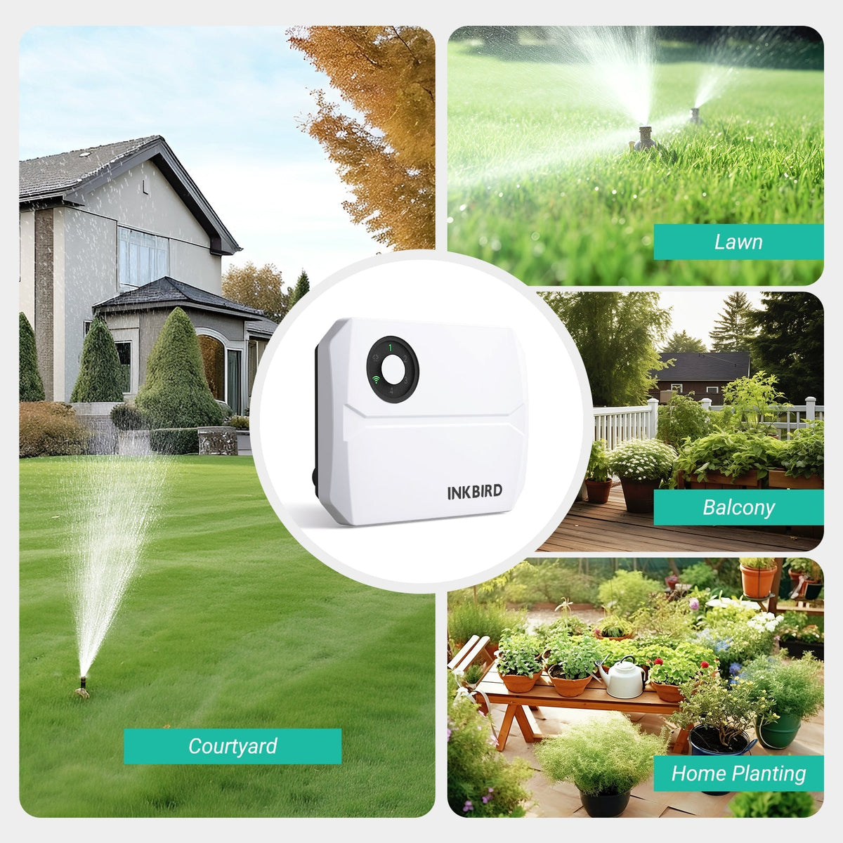 4 - Zone Sprinkler Controller IIC - 400 - WIFI - INKBIRD