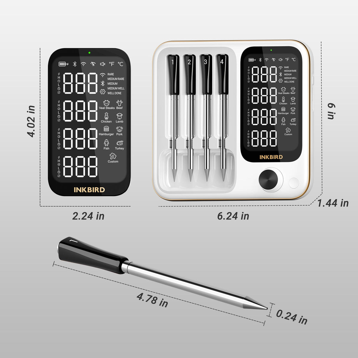 Meat Thermometer INT-14-BW