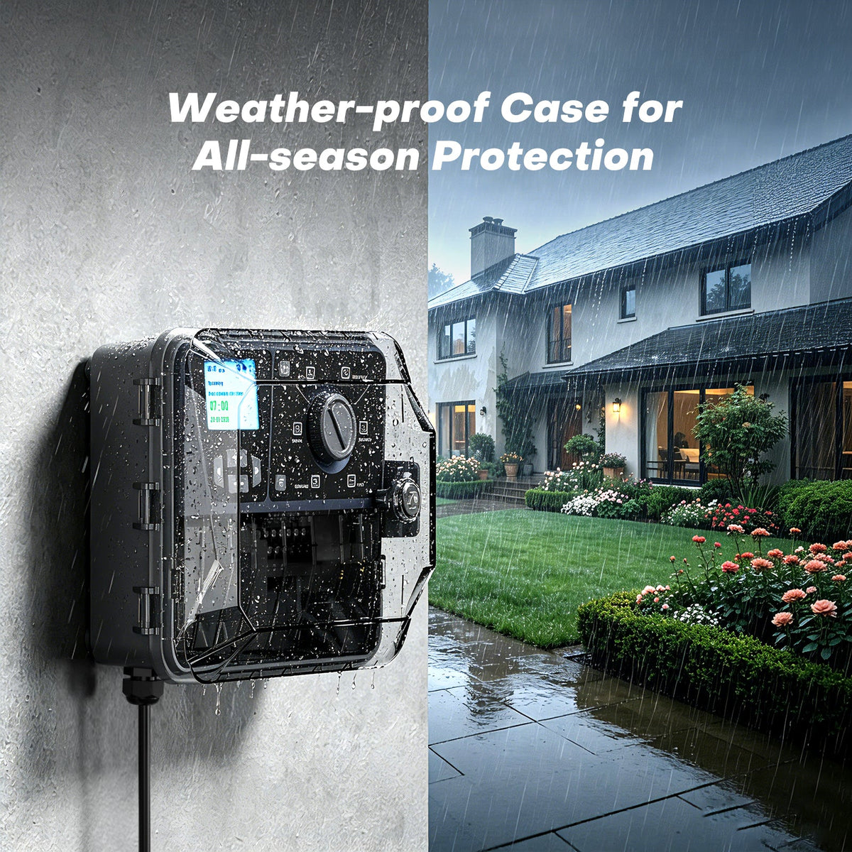 8-Zone Independent Control Sprinkler Controller IICO-800-WIFI
