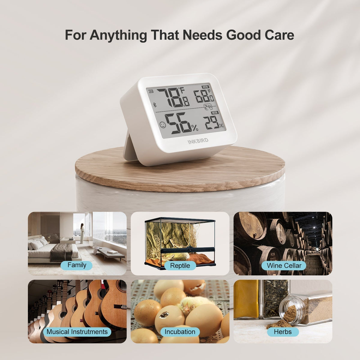 Bluetooth Hygrometer Thermometer ITH - 13 - B - INKBIRD
