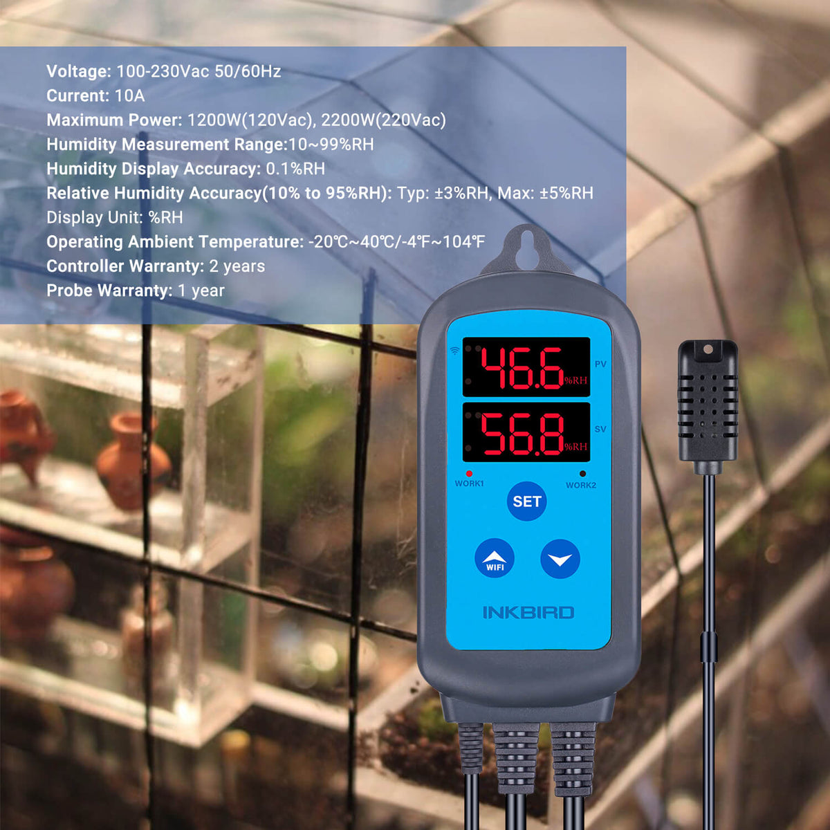 Digital Humidity Controller IHC - 200 - WIFI - INKBIRD