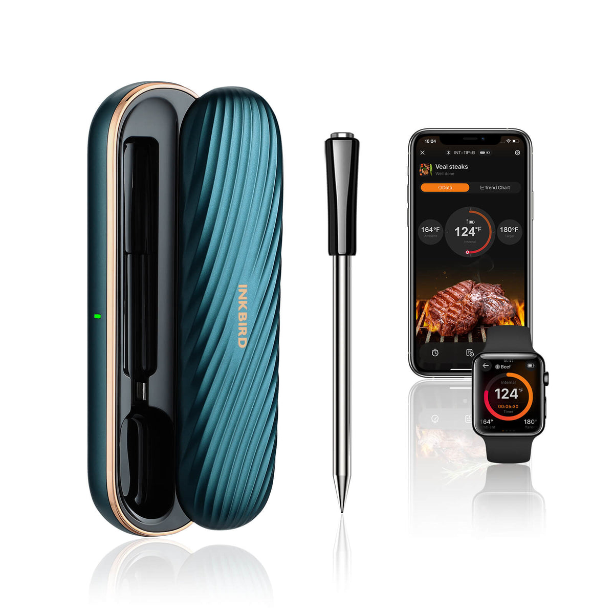 INT-11X-B with Phone and Apple Watch