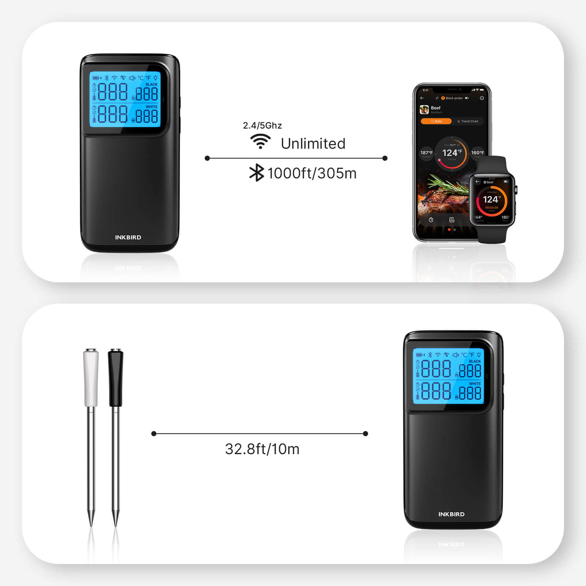 INT-12E-BW WiFi Bluetooth Connection
