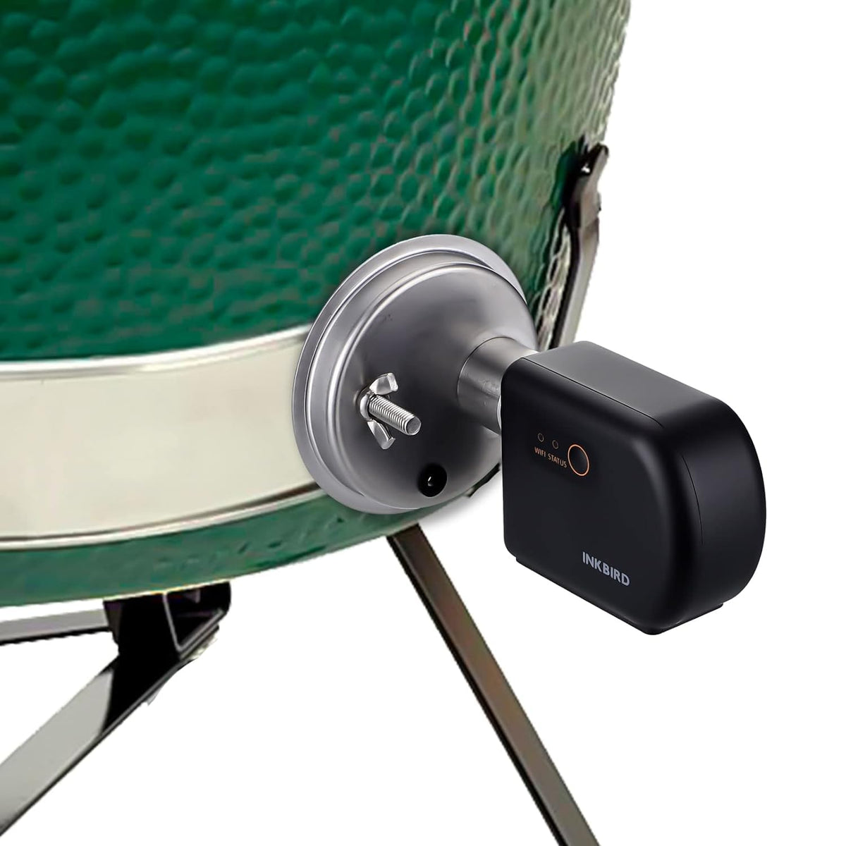 ISC-027BW on Smoker with Adapter