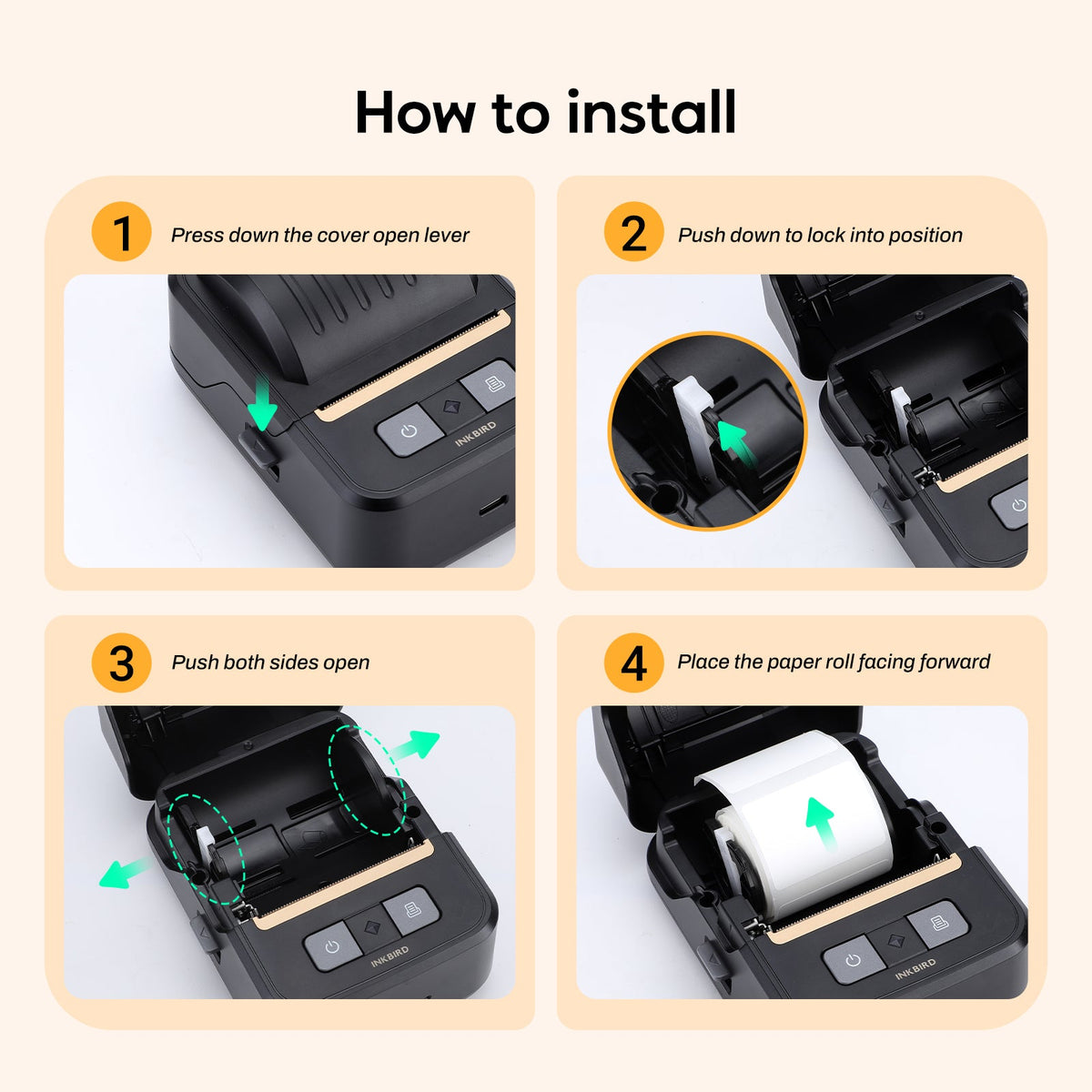 N20 Portable Label Printer Installation Instruction