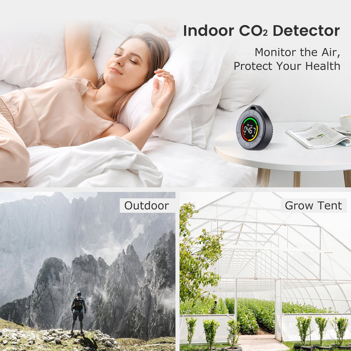 PTH-10C Outdoor Indoor CO2 Detector