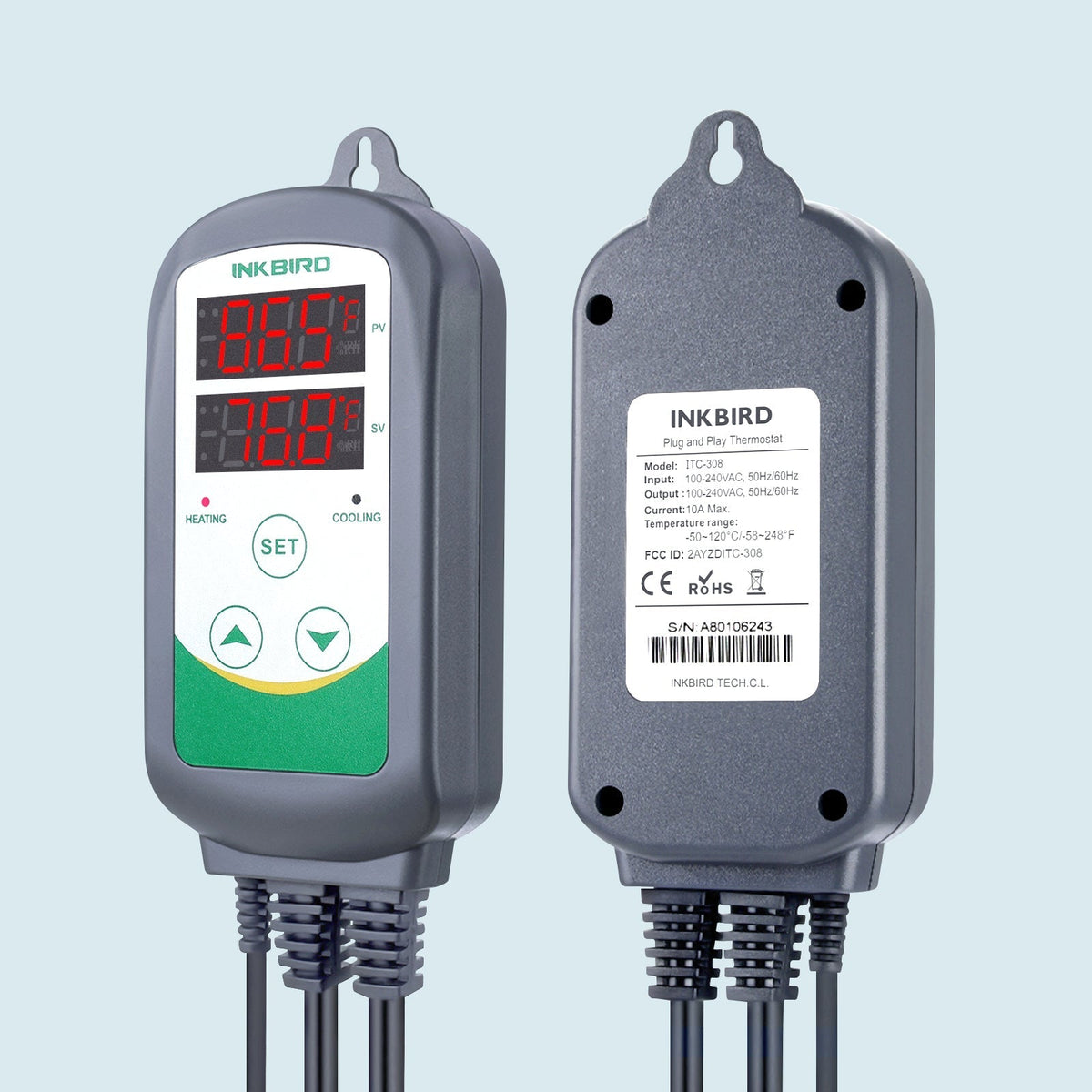 Temperature Controller ITC - 308 Series - INKBIRD