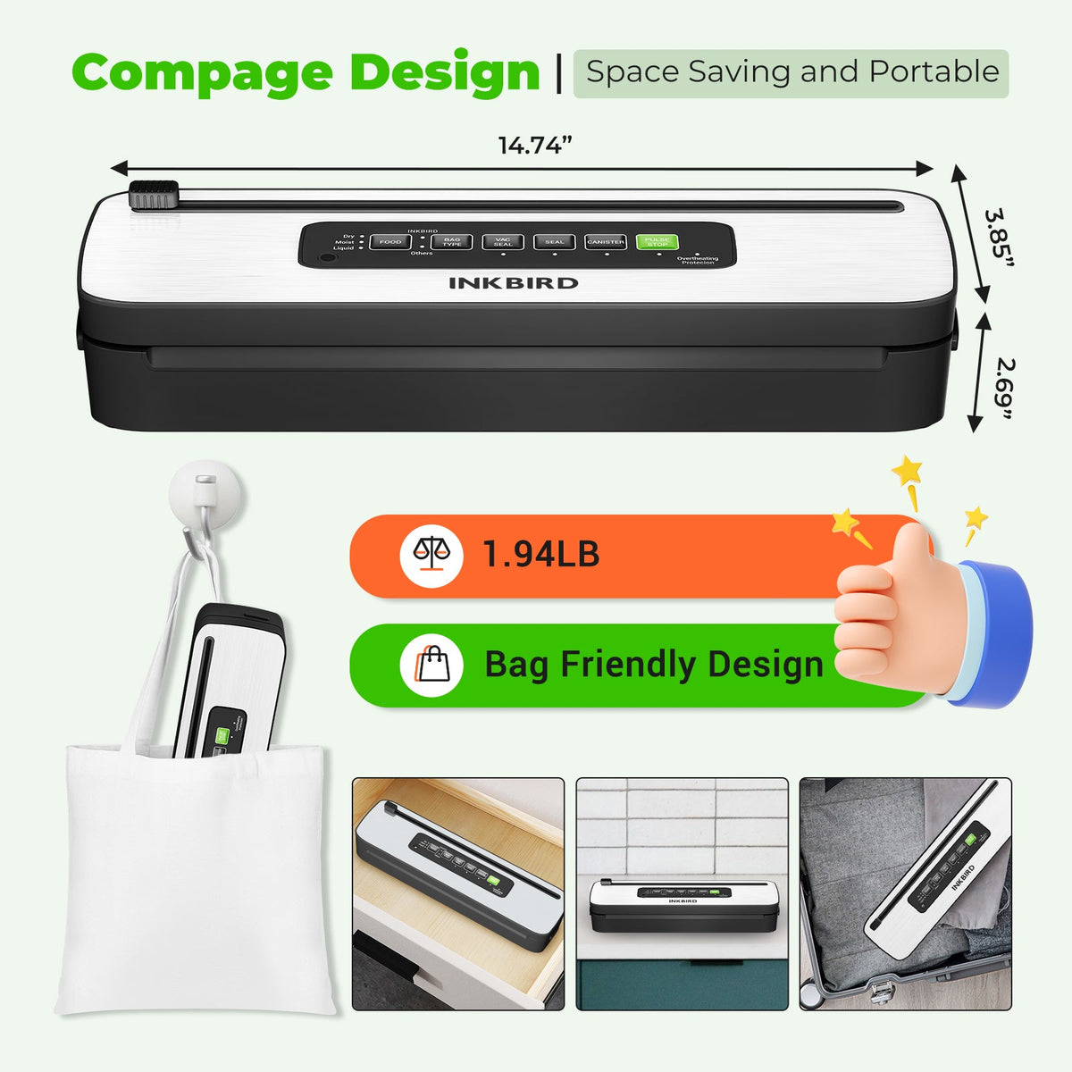 Vacuum Sealer INK - VS05 - INKBIRD