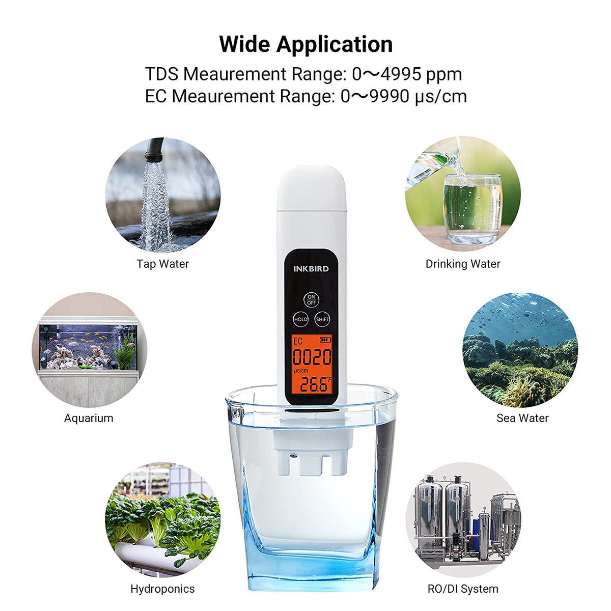 Water Quality Tester ITDS - 01 - INKBIRD