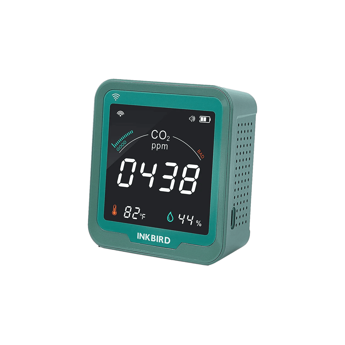 Wireless 3 - in - 1 CO2 Detector INK - CO2W - INKBIRD