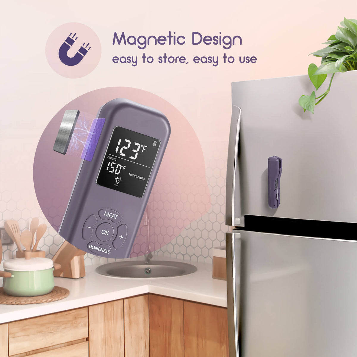 3 - in - 1 Instant Read Thermometer IHT - 1M - INKBIRD