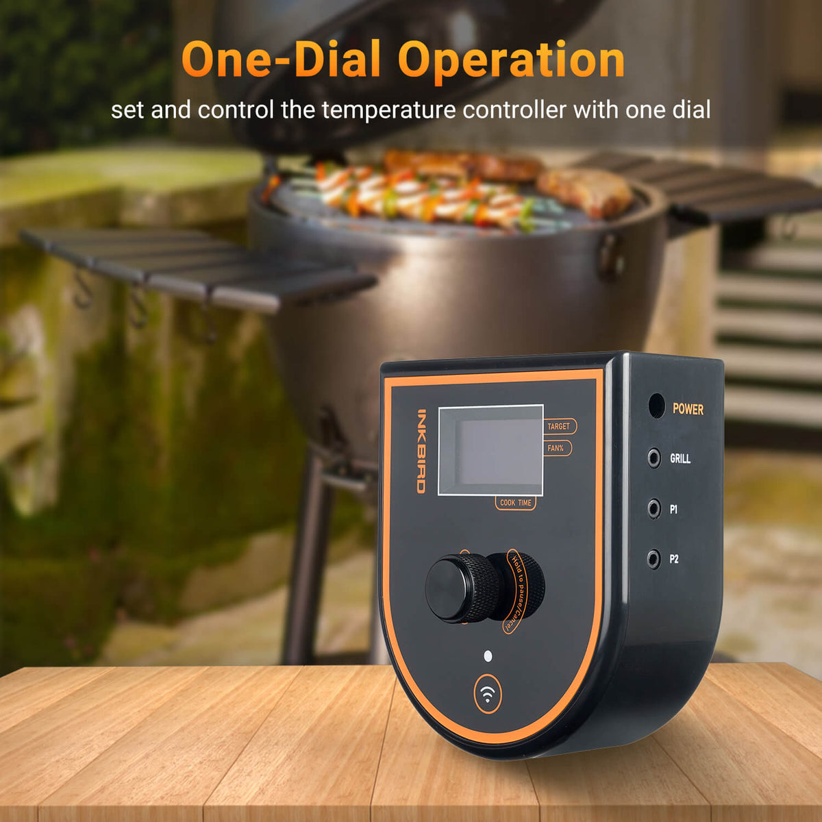 BBQ Smoker Temperature Control Fan Kit ISC - 007BW - INKBIRD