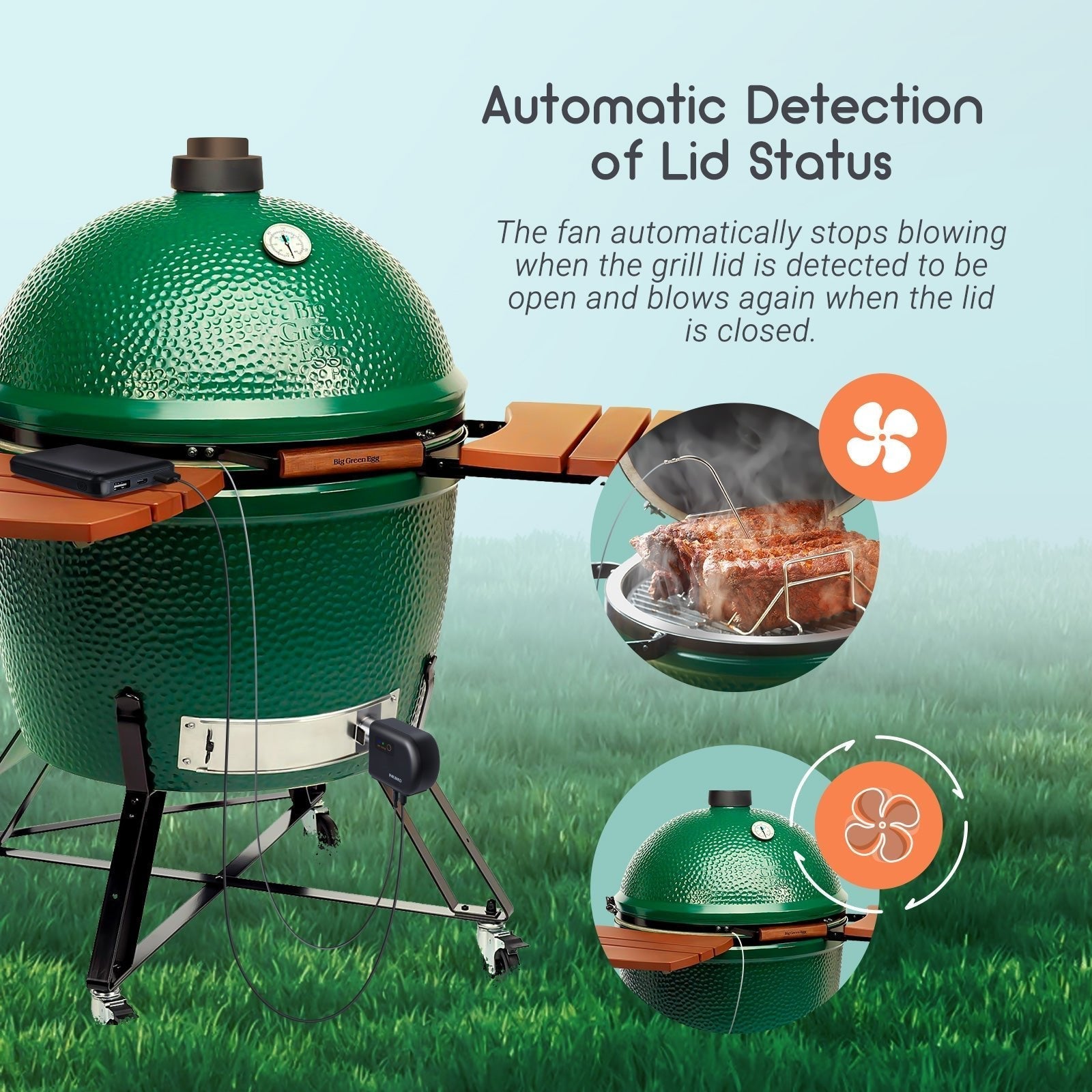 BBQ Smoker Temperature Control Fan Kit ISC - 027BW - INKBIRD