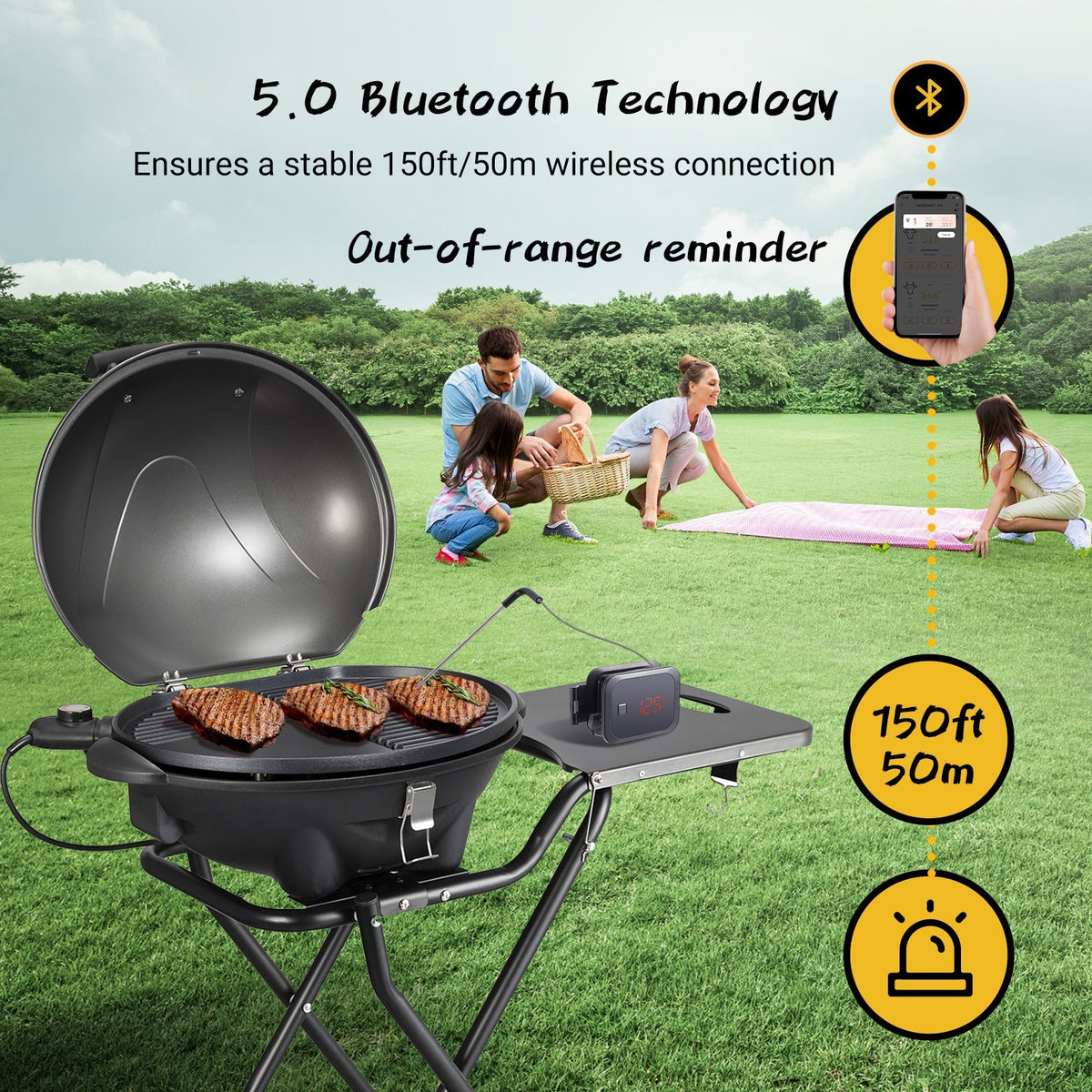 Bluetooth BBQ Thermometer IBT - 2X - INKBIRD