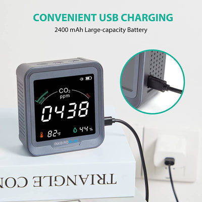 Digital 3 - in - 1 CO2 Detector PTH - 9C - INKBIRD