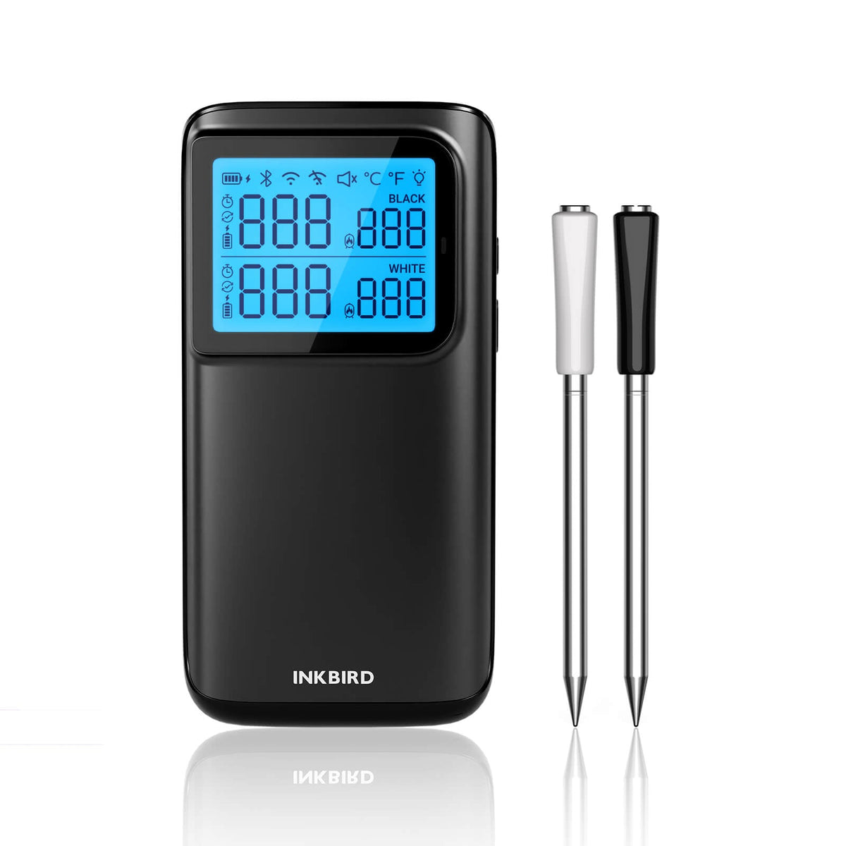 INKBIRD INT-12E-BW Dual-Probe Multi-Sensor Meat Thermometer