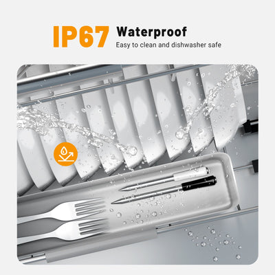 INT-12-BW White IP67 Waterproof Probes