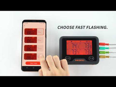 Wireless Grill Thermometer IBBQ-4BW Video