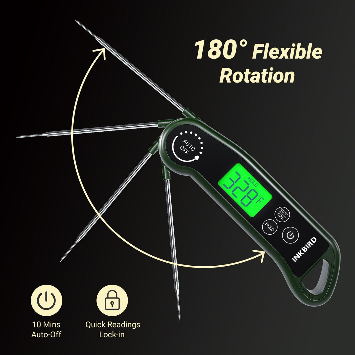 Flexible Rotation with Auto Power Off