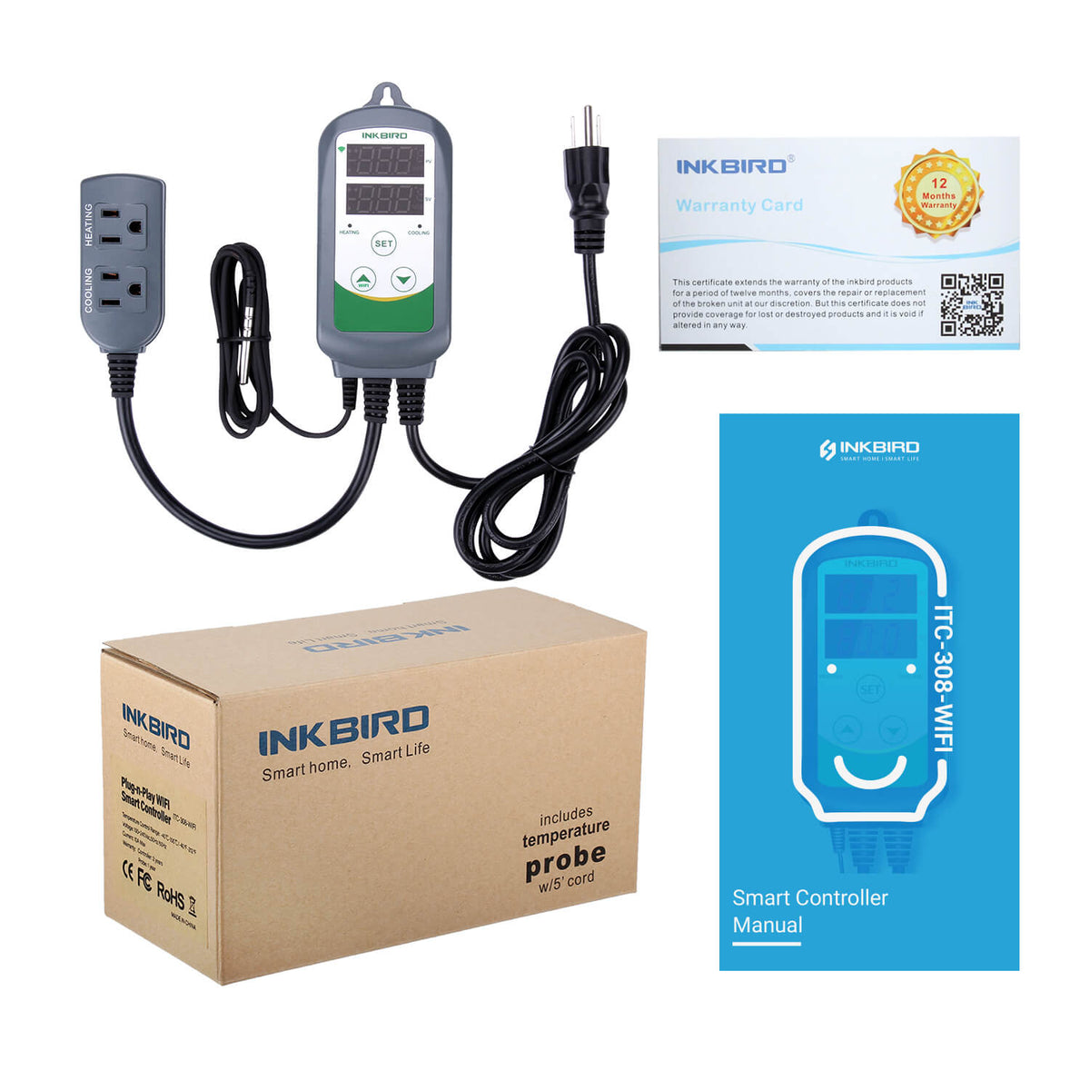 Temperature Controller ITC - 308 Series - INKBIRD