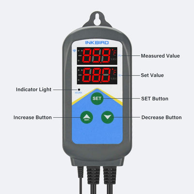 Wi - Fi Temperature Controller ITC - 306T - WIFI - INKBIRD