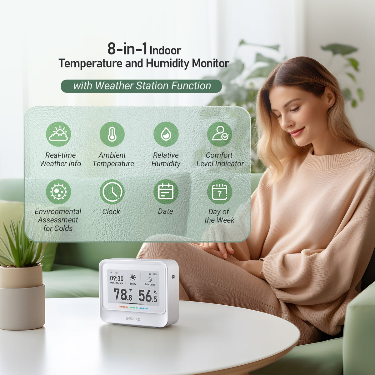 WiFi Hygrometer Thermometer IBS - TH5 - WiFi - INKBIRD